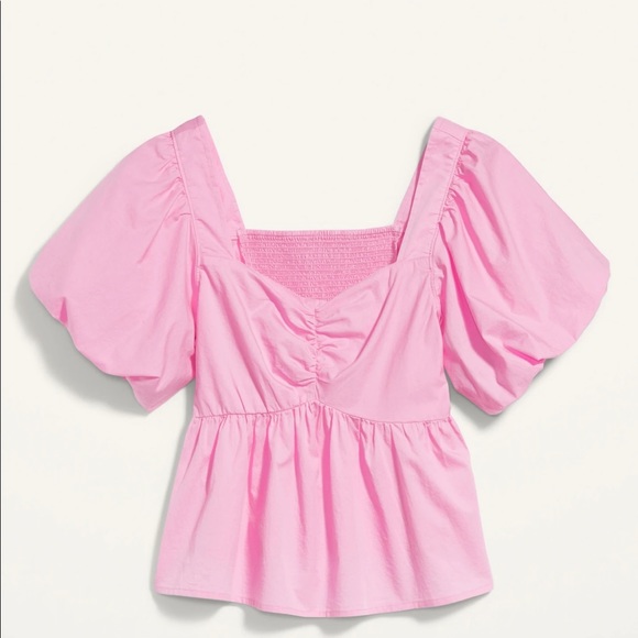Old Navy Babydoll puff-sleeve top - Picture 3 of 3
